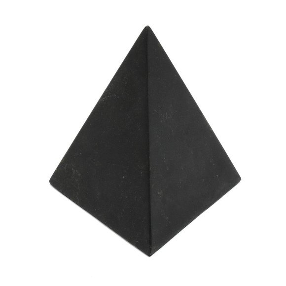 Black Pyramid Decor Decoration Bookshelf Paper Weight Minimal Emo Edgy Modern - Picture 1 of 5
